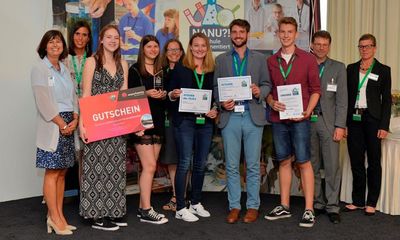 Siegerehrung und Übergabe der Preise für den Nanu!?-Wettbewerb