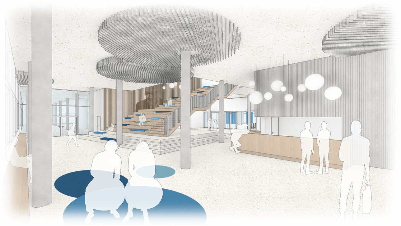 Entwurf Innenansicht © Behnisch Architekten